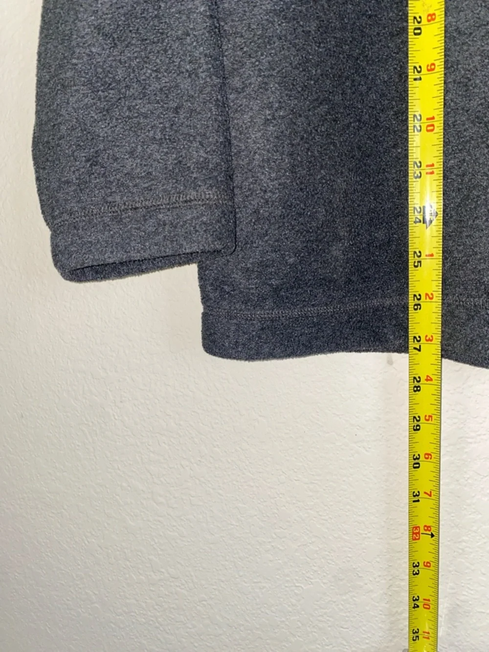 🛍️ Lauren Ralph Lauren Men's Gray Logo Emblem Fleece 1/4 Zip! - Picture 8 of 9
